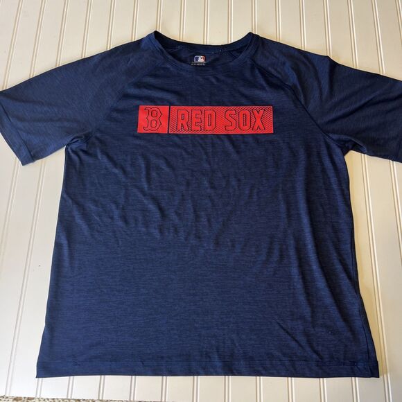 Boston Red Sox Men's T-Shirt Bundle Medium/Large Navy 3 Shortsleeve MLB Baseball - Picture 7 of 16
